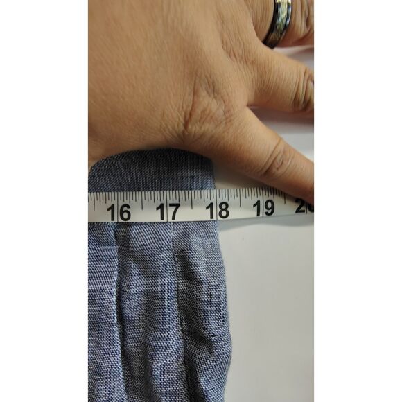 Baird McNutt Men's Murano Linen Slim Fit 36x32 Dress Pants - Picture 6 of 7